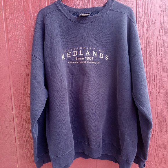 Vintage 90s University of the Redlands Jones & Mitchell USA Crewneck Sweater - Picture 1 of 4